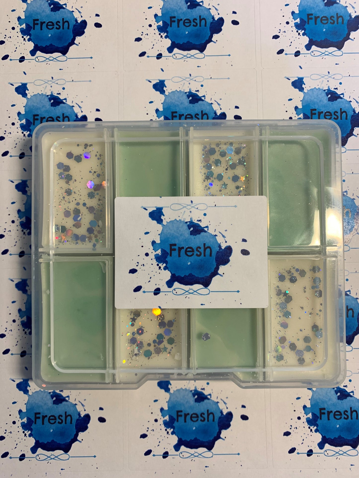 Sample box stickers