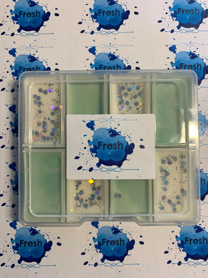 Sample box stickers