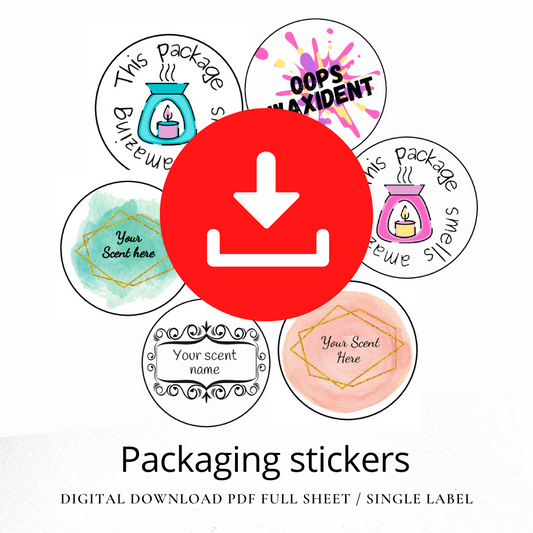 Packaging stickers - Digital Download